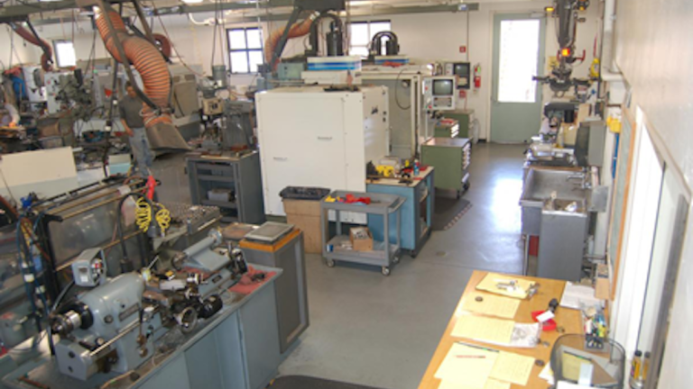 Photo of the Physics Machine Shop