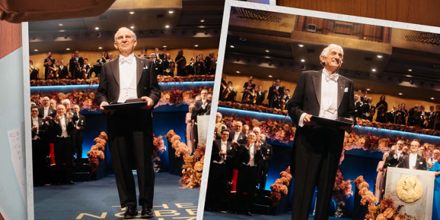 UCSB physicists accept Nobel Prizes in Sweden