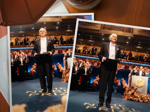 UCSB physicists accept Nobel Prizes in Sweden