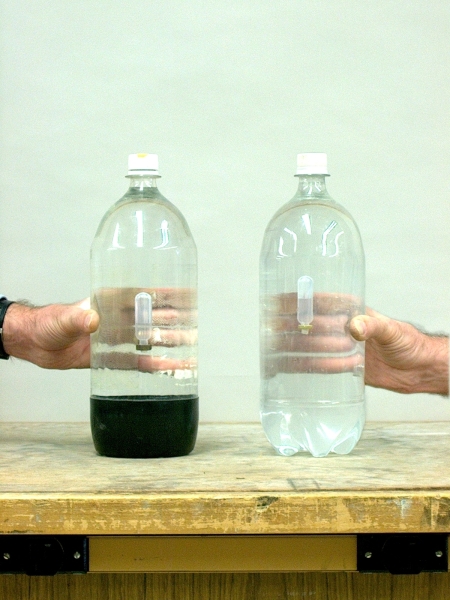 Cartesian divers, middle Cartesian divers, middle