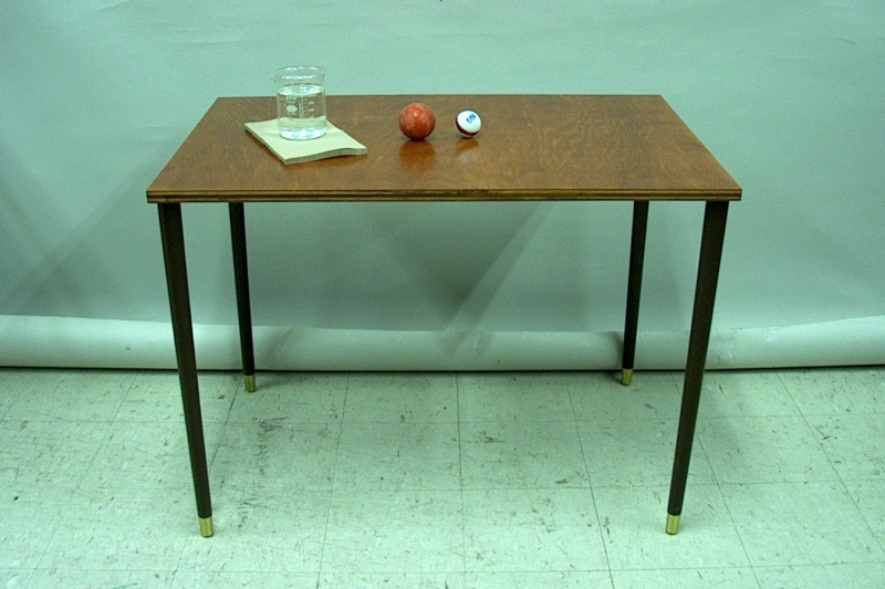 Bounce balls under table Bounce balls under table