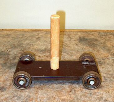 Dowel on skate