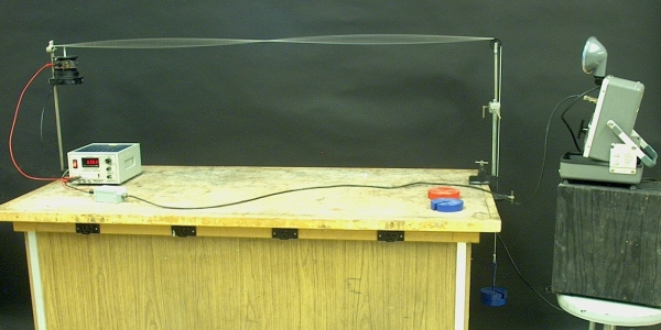 Standing waves on cord Standing waves on cord