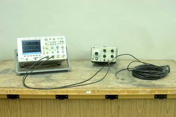 Transmission line (Speed of signal in coaxial cable)