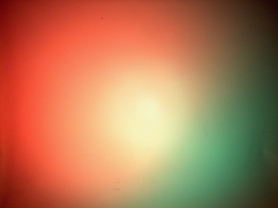 Red + green (white - blue) to give yellow
