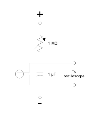 Schematic of relaxation oscillator