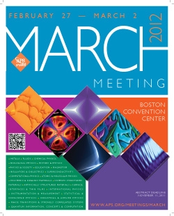 March Meeting 2012